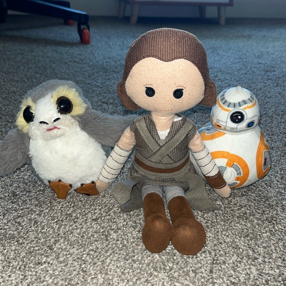 Star Wars Other - Disney Parks Star Wars Galaxy’s Edge Rey Plush Doll Talking Shoulder Porg BB-8